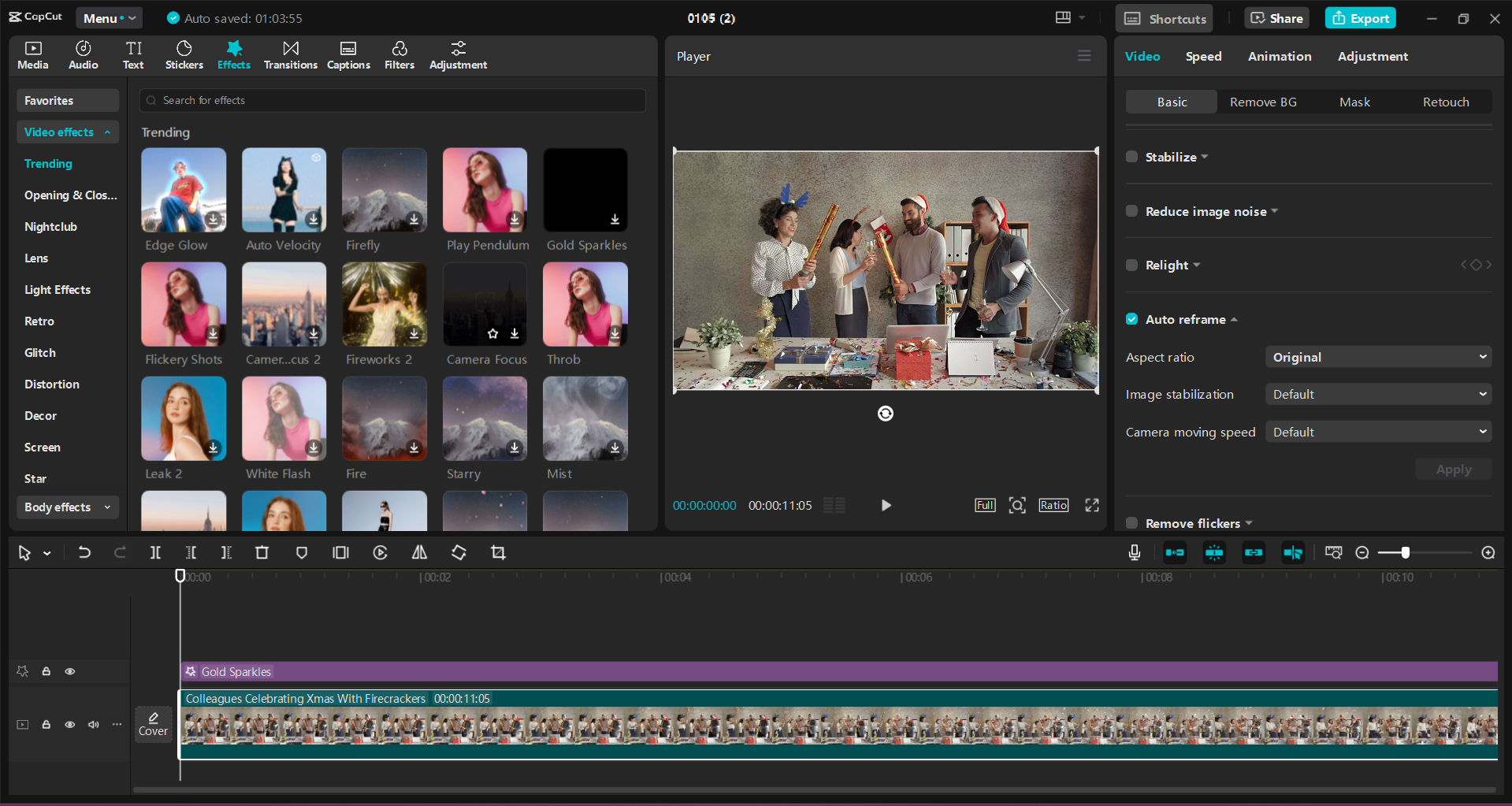 Interfaccia dell' CapCut editor video desktop: un modo semplice per modificare i contenuti video per YouTube