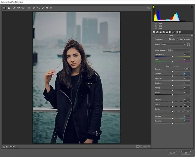 使用Camera RAW在Photoshop中去除紋理