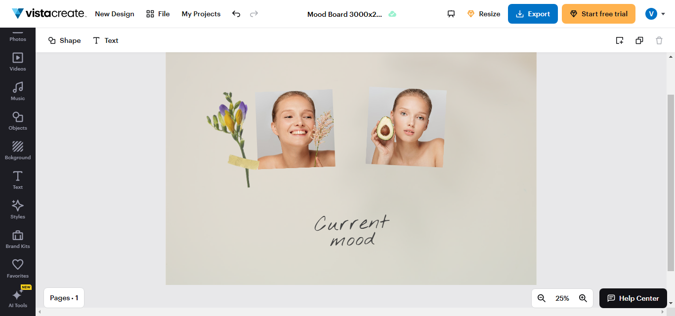 online moodboard maker