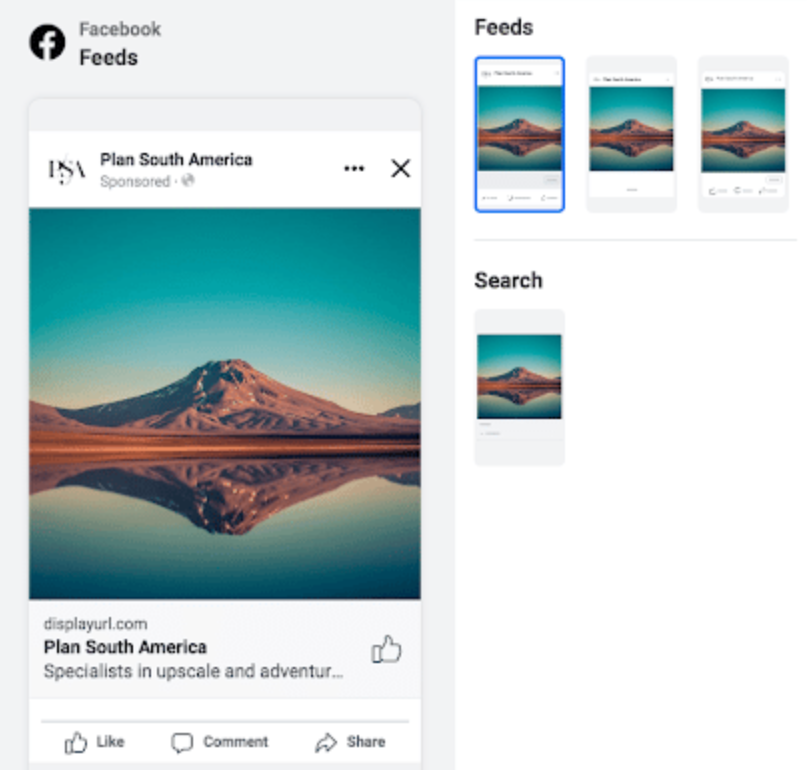 Facebook 'ta resim reklamları