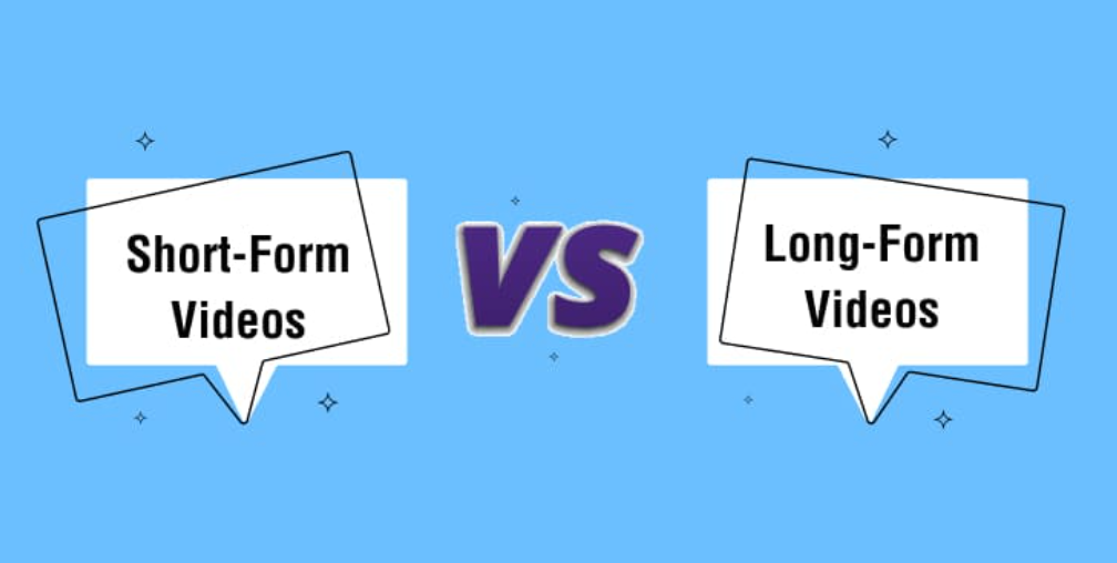 Forme courte vs. Vidéo longue durée