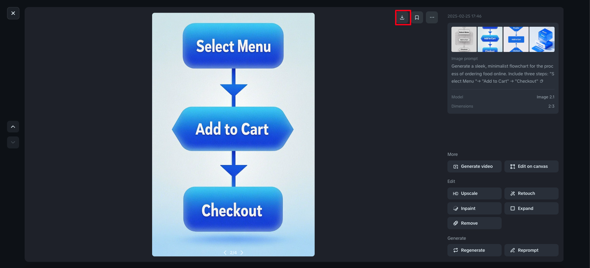 Create flow chart for free with Dreamina