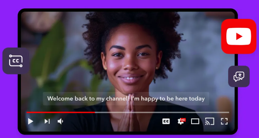 Add subtitles and closed captions for accessibility