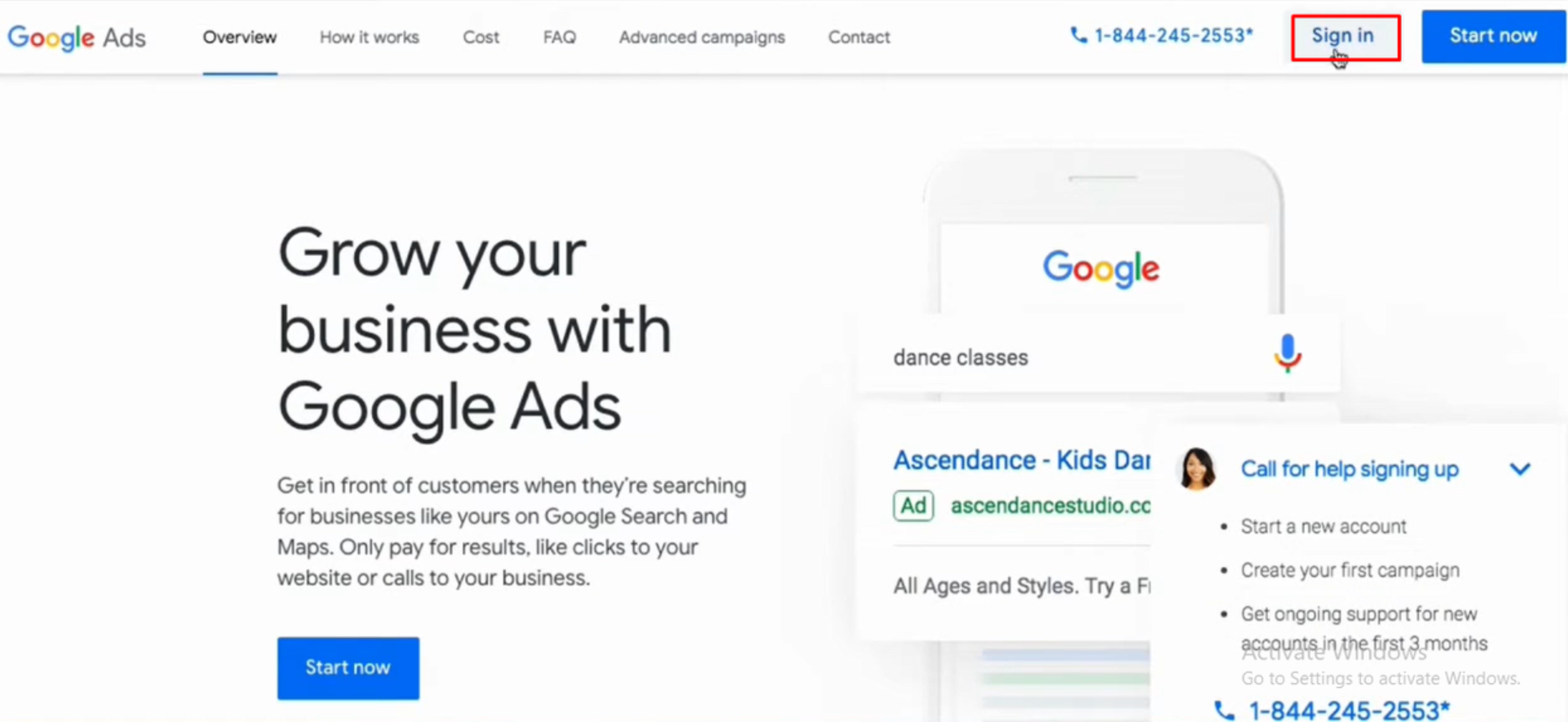 Configurer un compte TrueView Google Ads