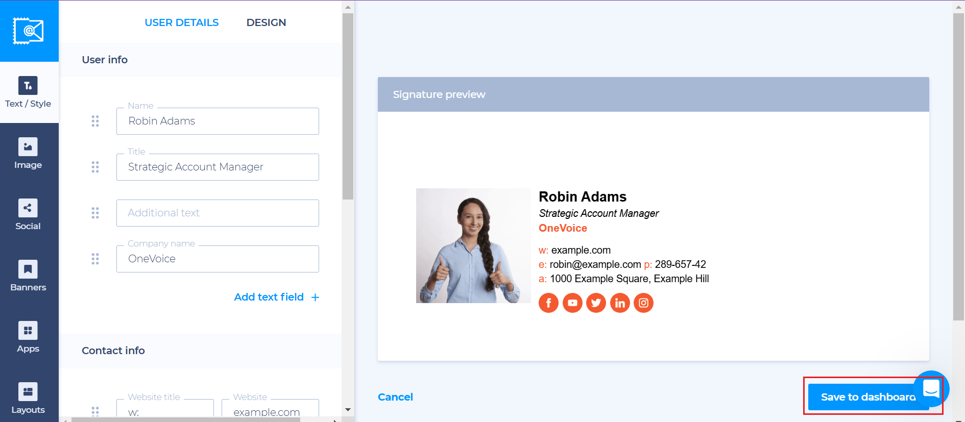 gratis zakelijke e-mailhandtekening