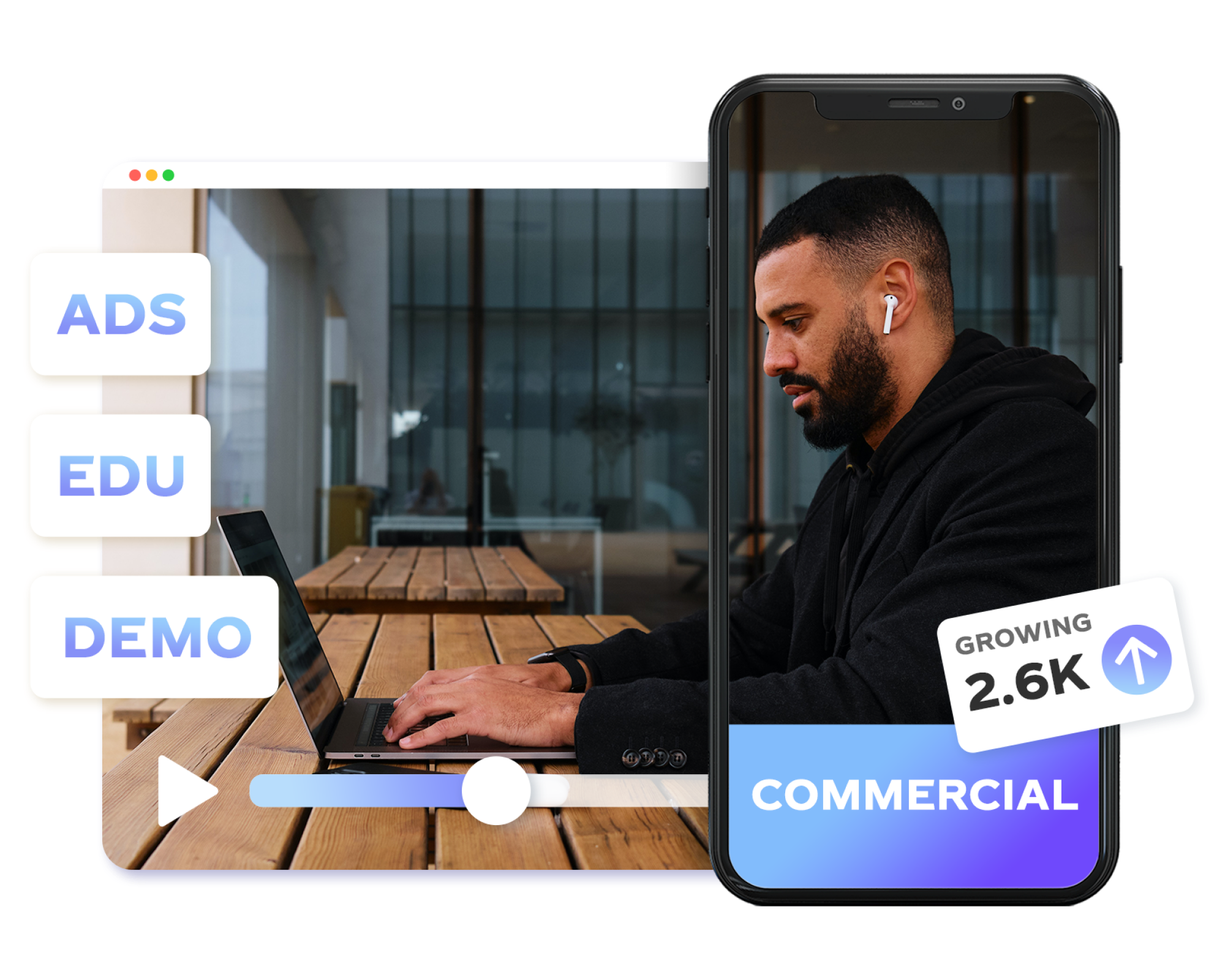 Commerciële Video Creator voor gratis