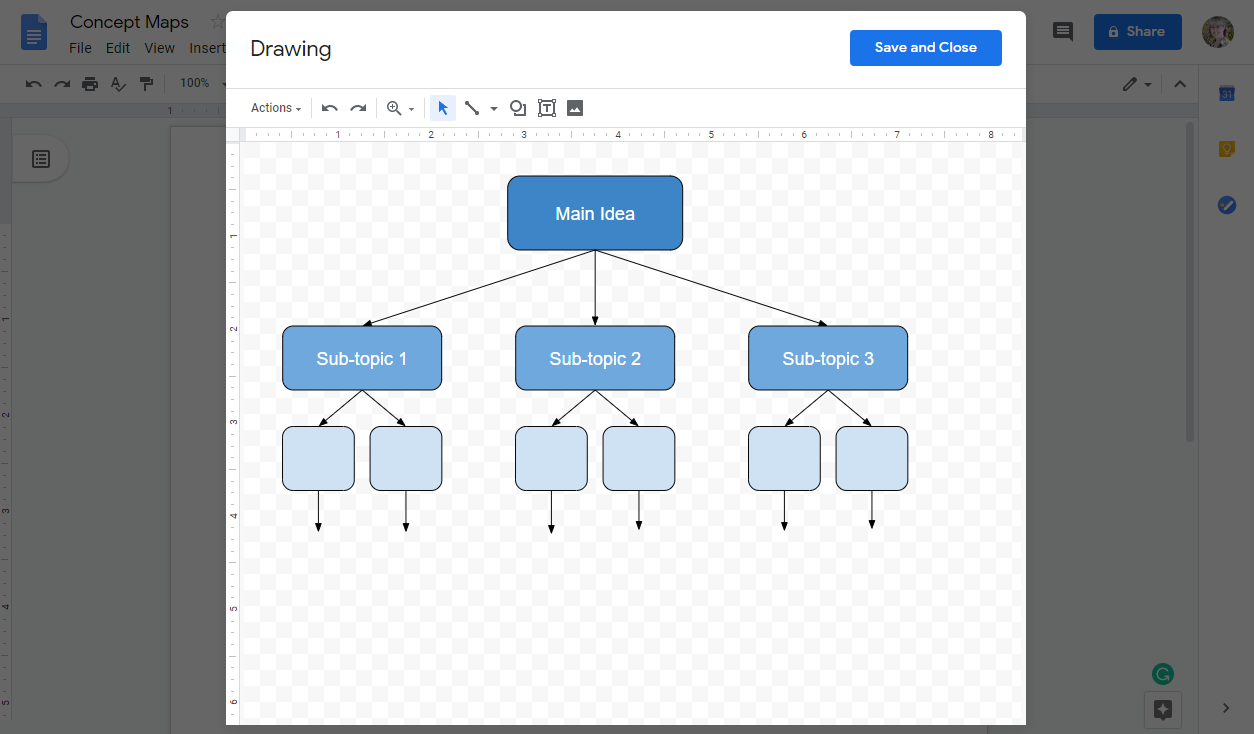 Google Docs-Schnittstelle