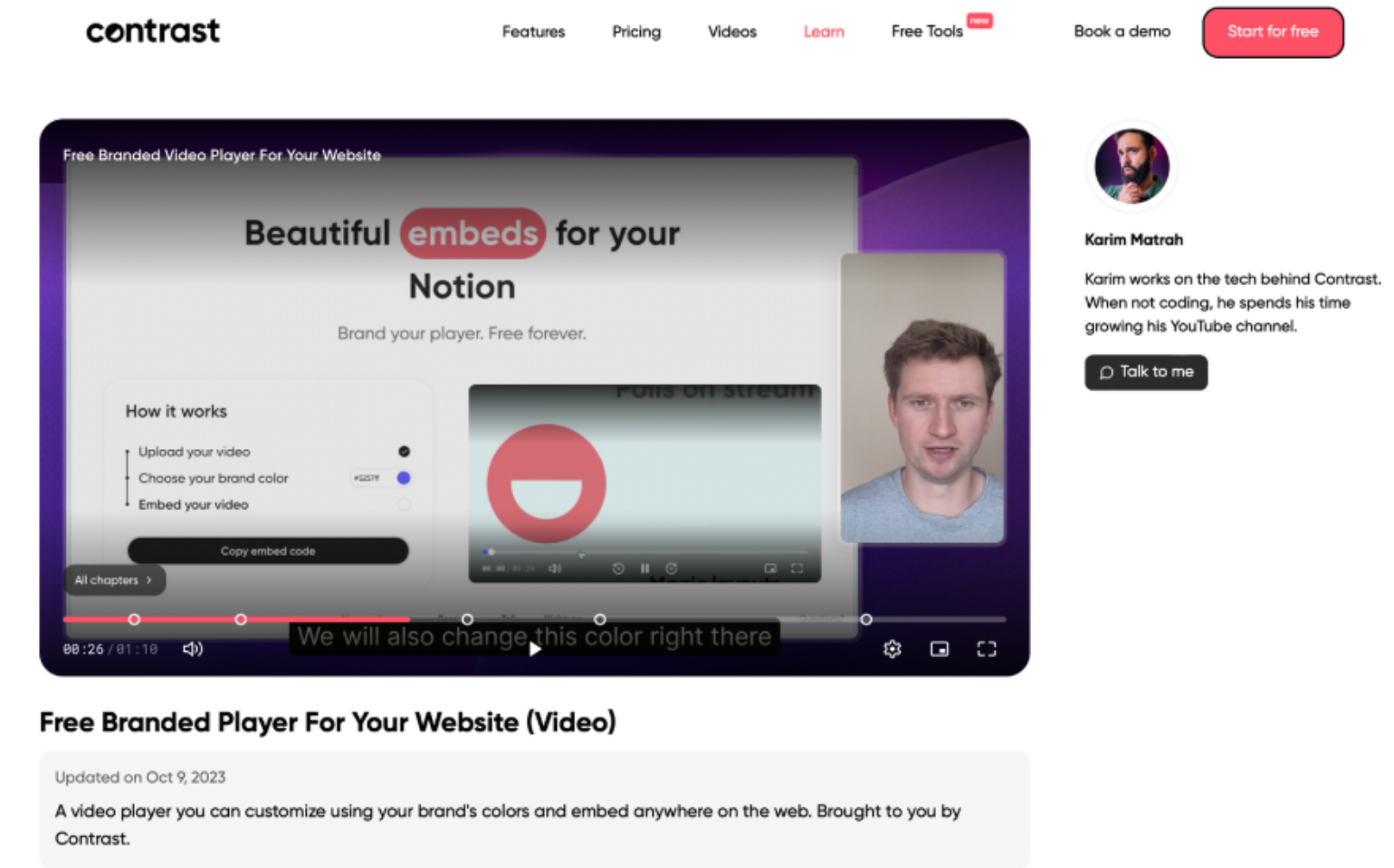 Integrate videos into your website for better indexing