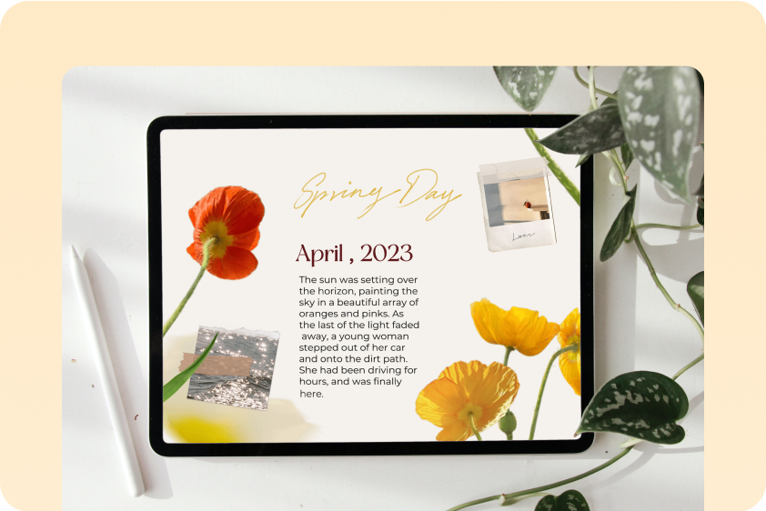 fond transparent pour journal intime en ligne