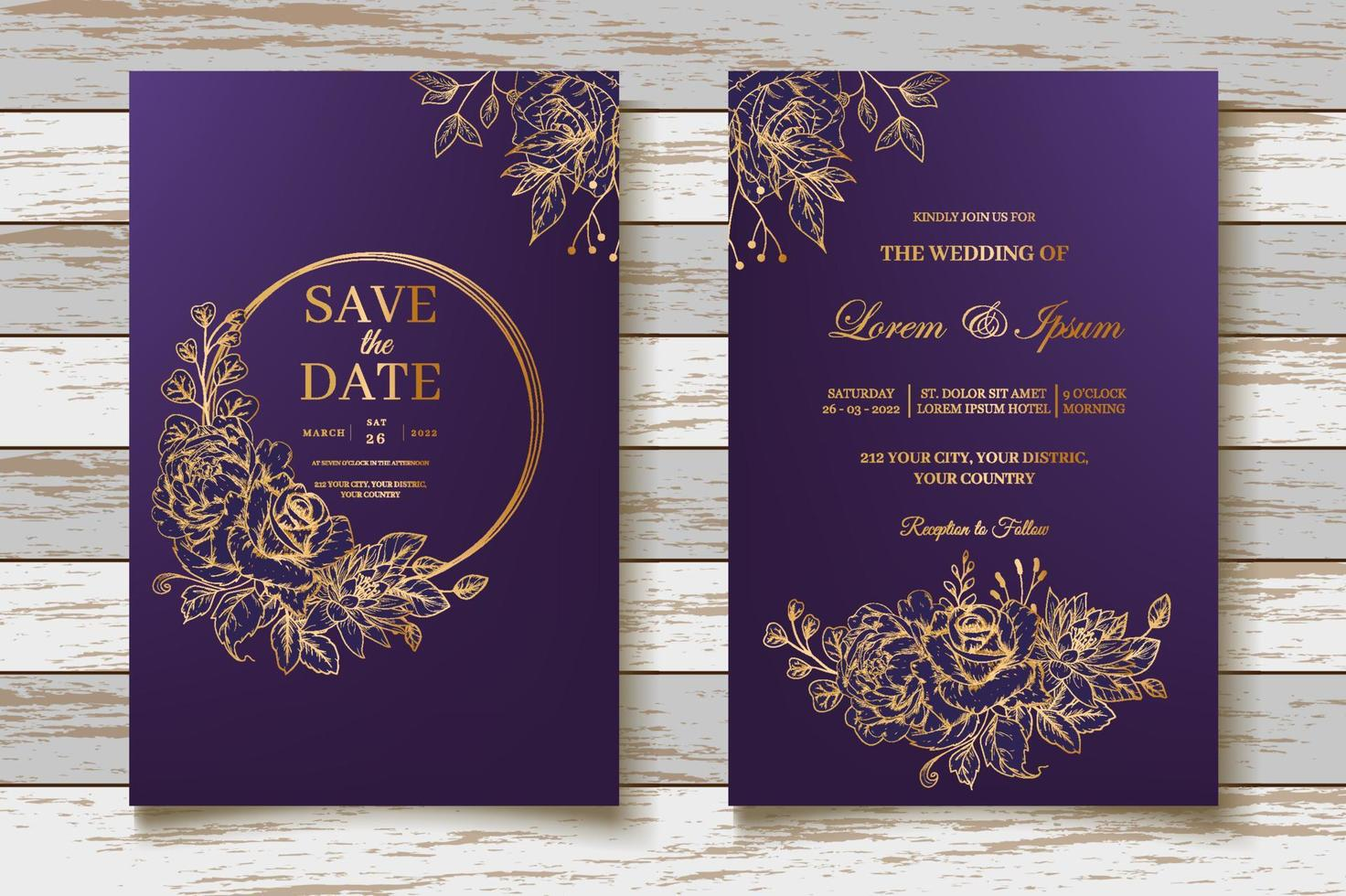 Edit text for event invitations