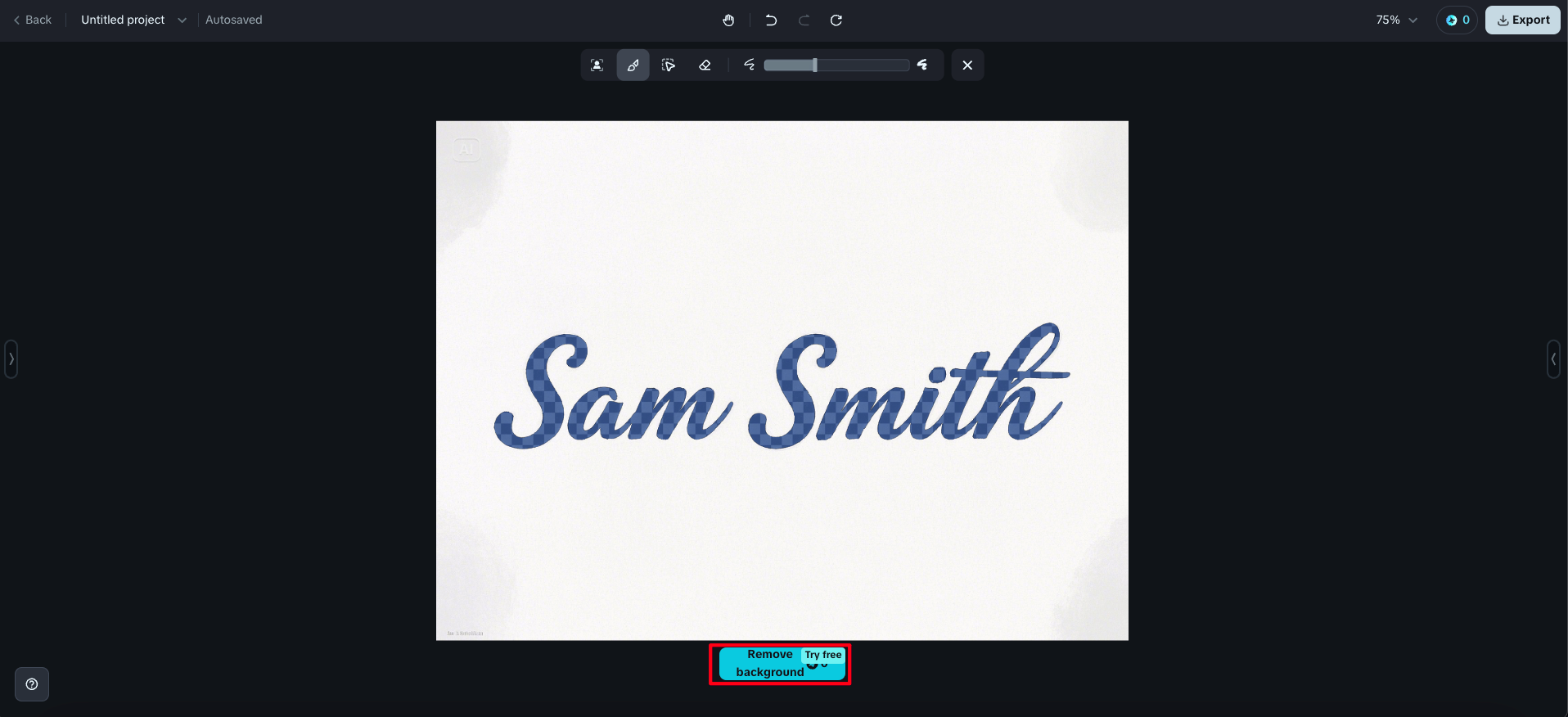 Creador de firmas PNG