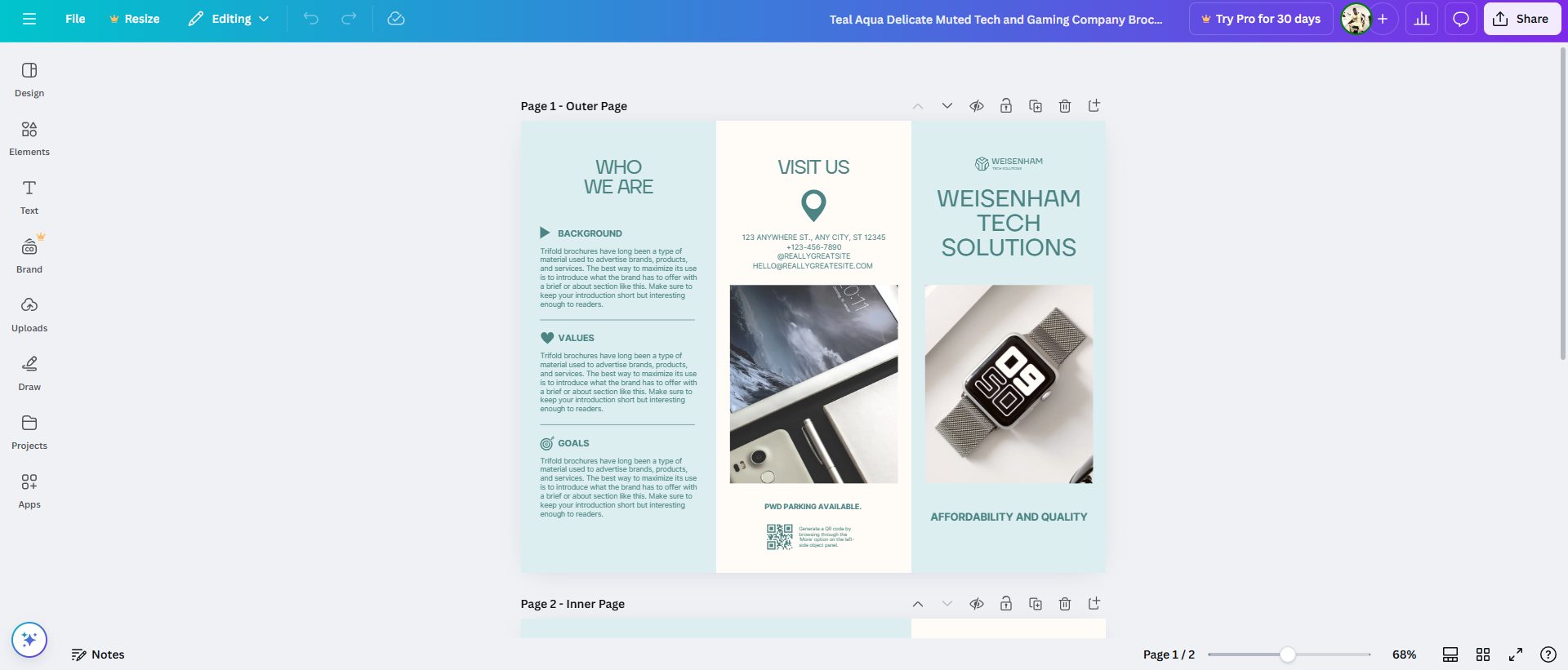 pamphlet maker free online