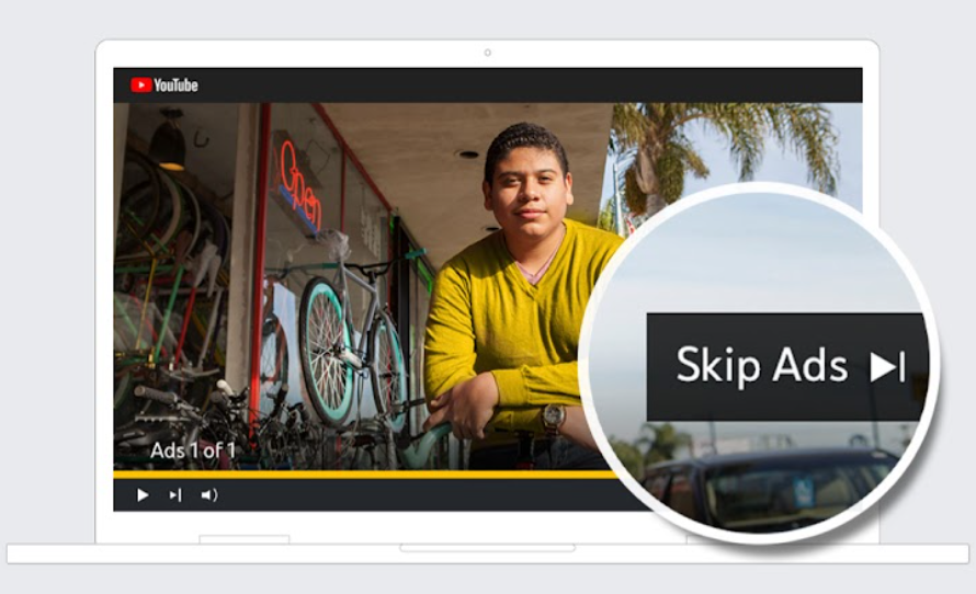 YouTube-Display-Anzeigen-Überspringbare Video-Anzeigen