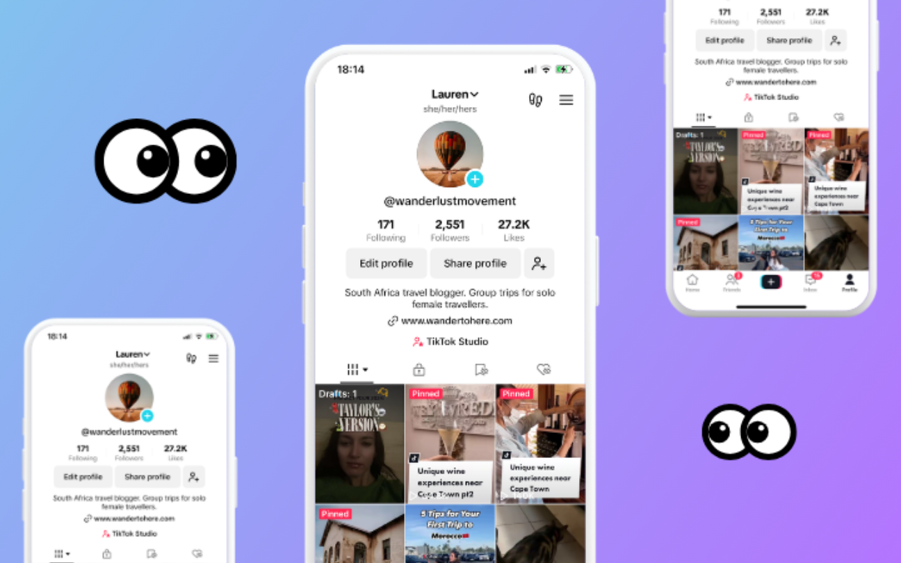 TikTok-Metriken-Profilansichten