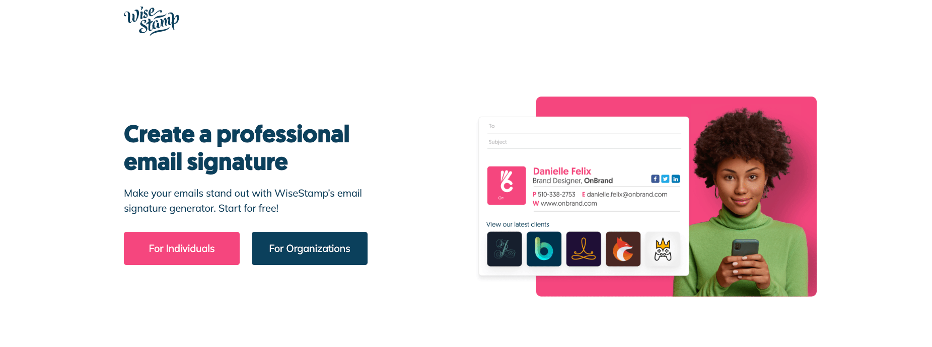 công cụ mẫu chữ ký email chuyên nghiệp