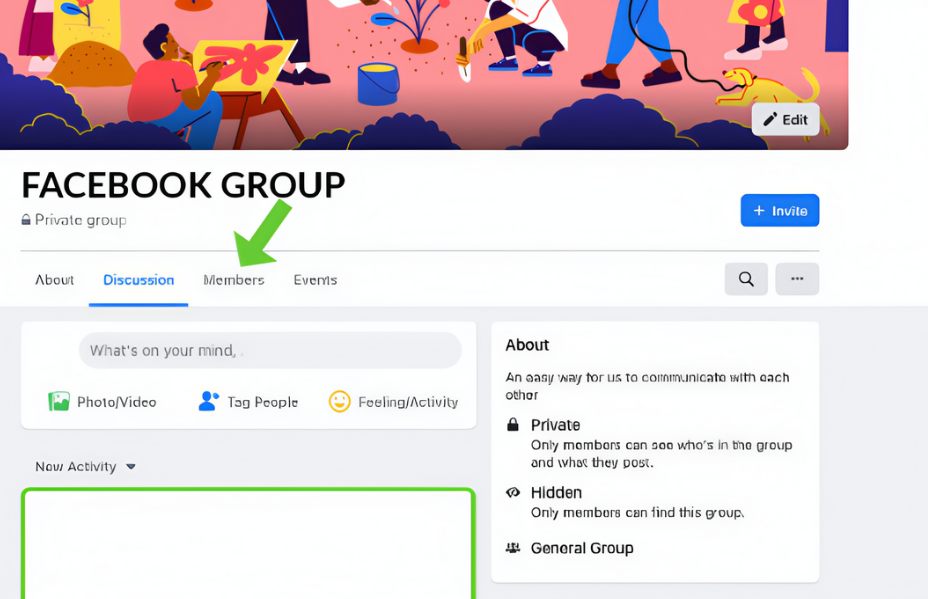 Grupo de Facebook para marketing