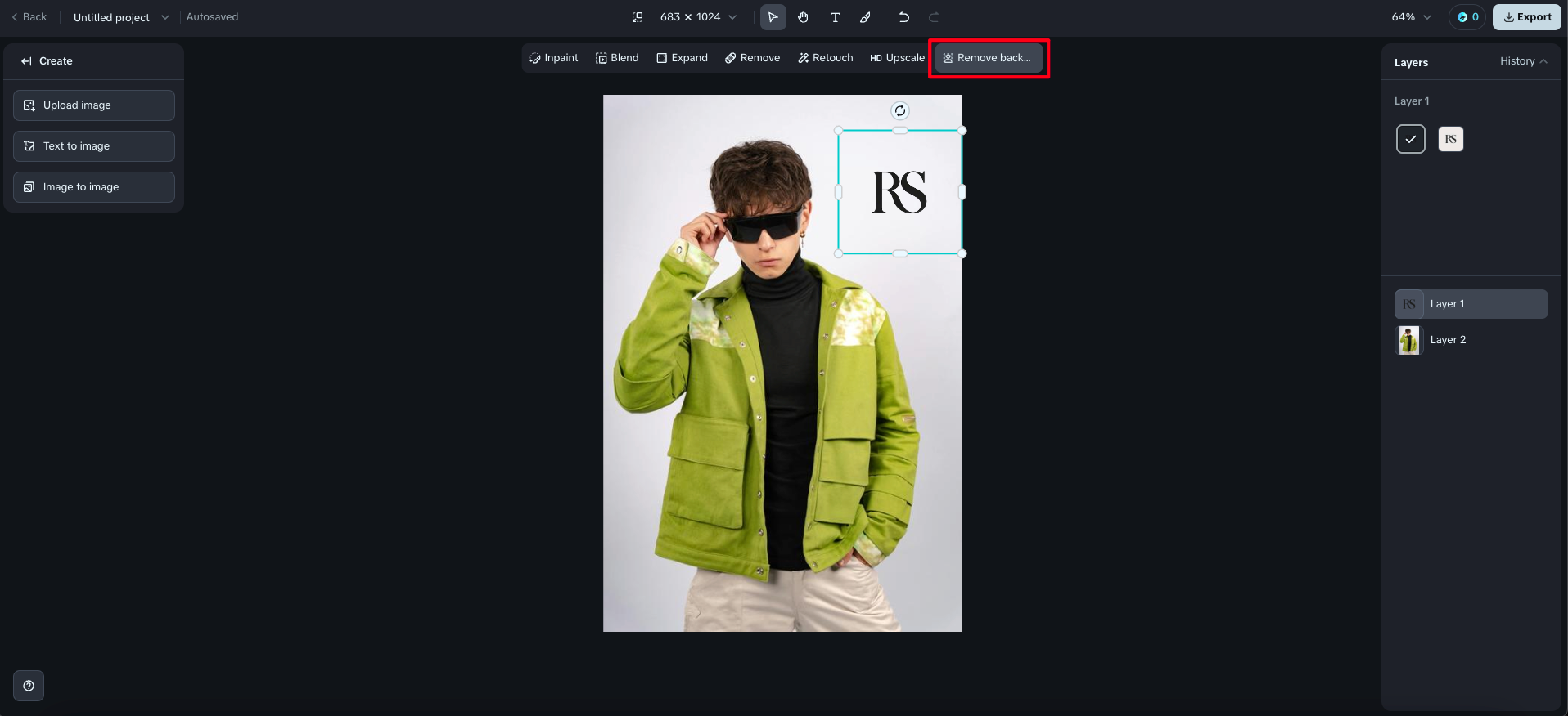 Insérer le logo sur l'image gratuitement