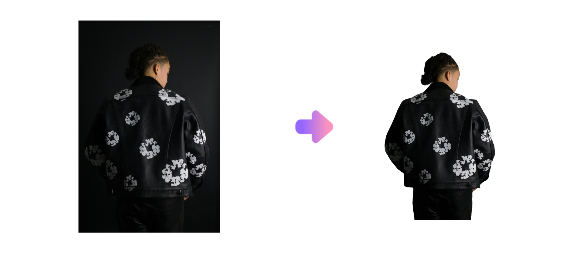 Background remover illustration