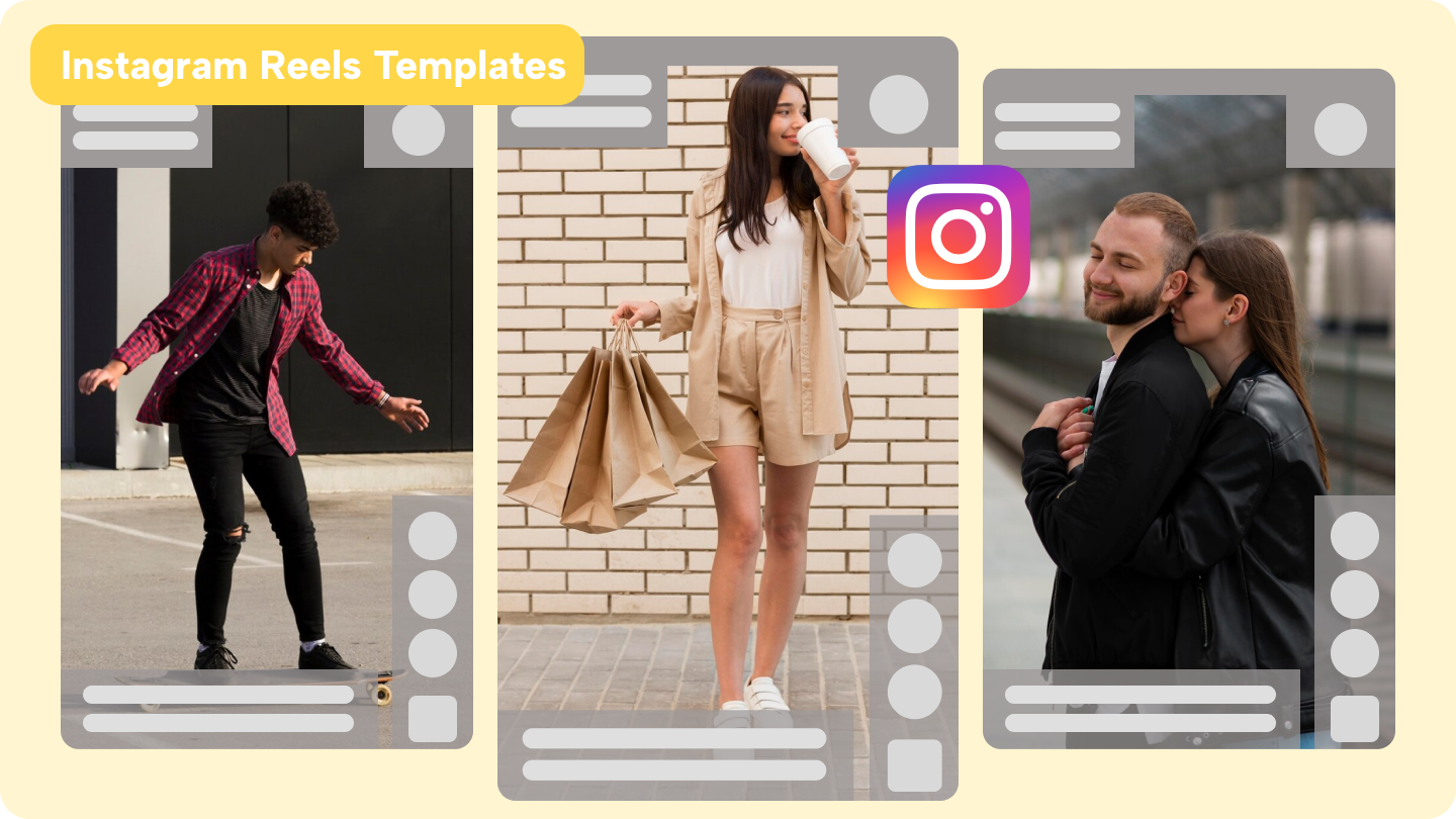 Instagram-Rollen-Overlay-Vorlage