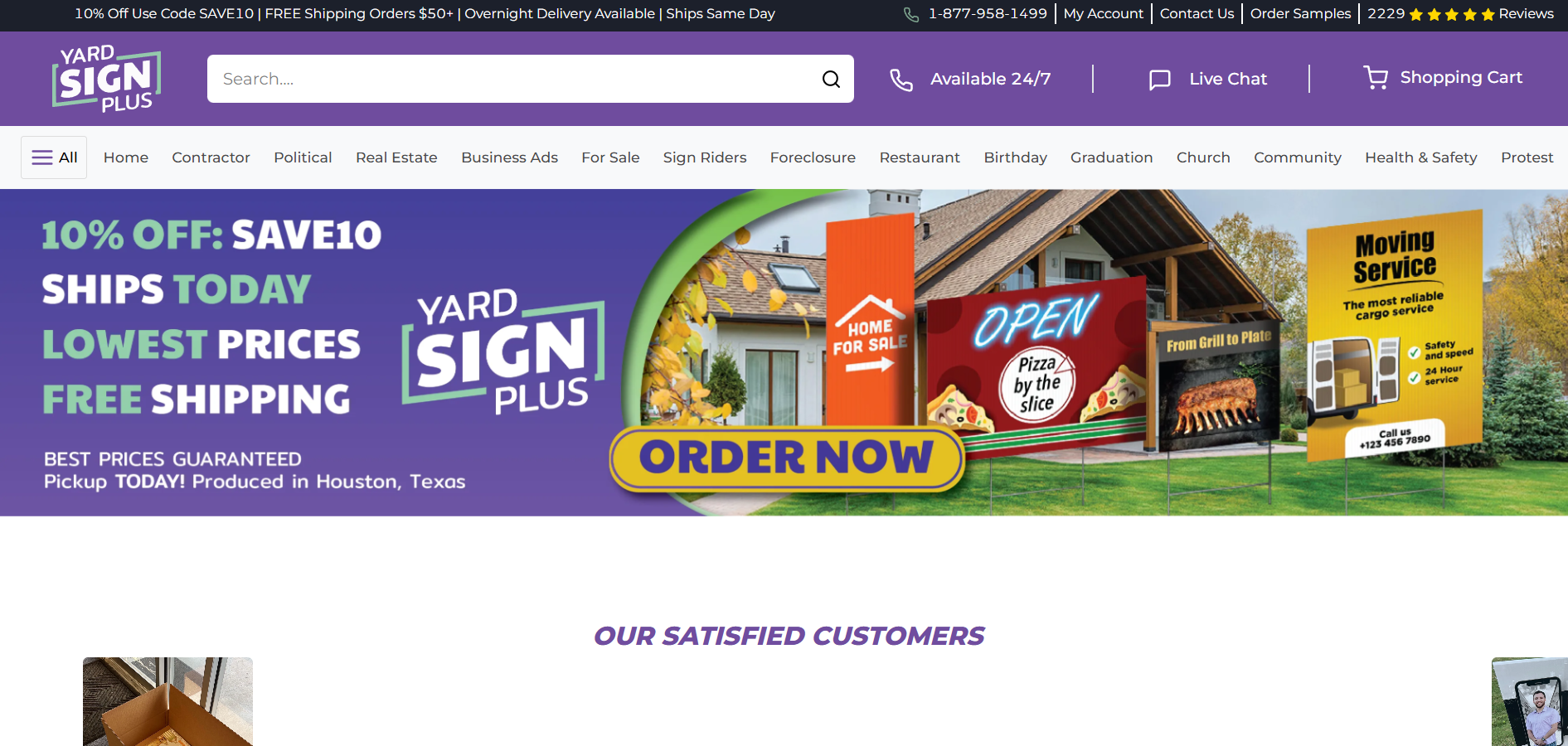 Trang chủ Yard Sign Plus