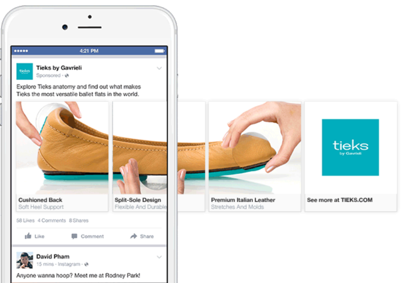 Facebook 'ta atlıkarınca reklamları