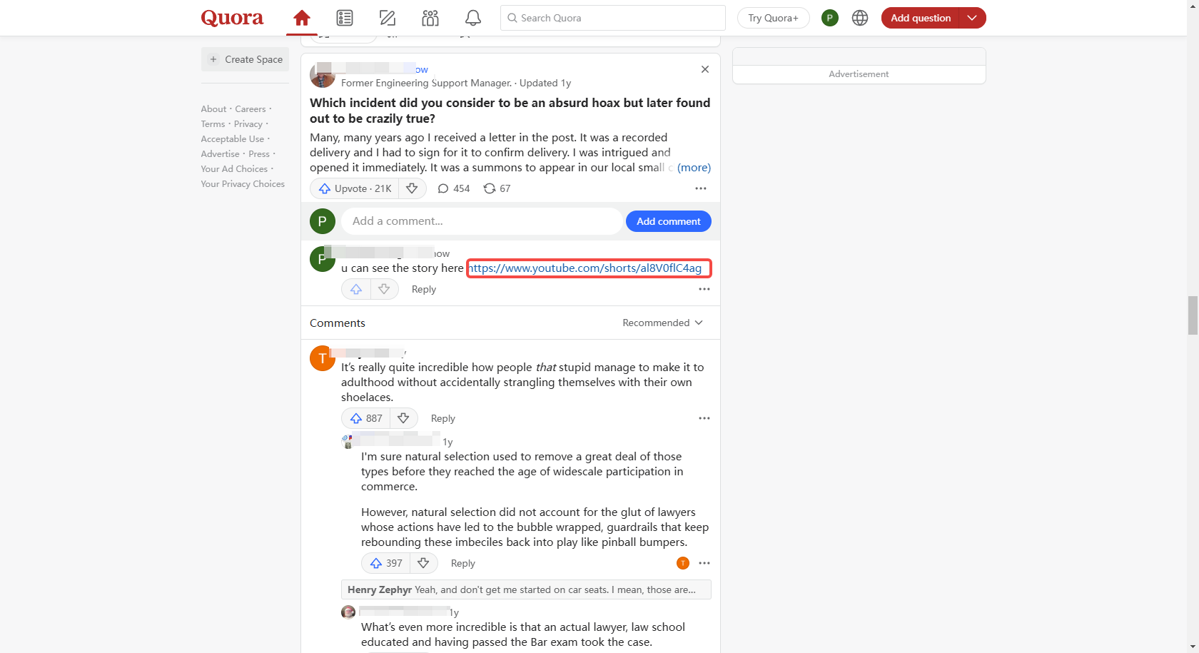 Promote YouTube channel on Quora