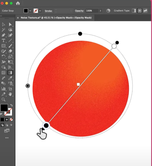 Customizing the film grain in Illustrator for an enhanced look