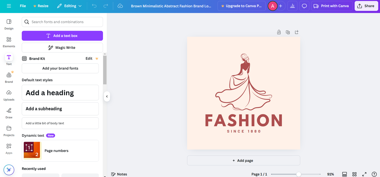 Canva Mode-Logo-Hersteller