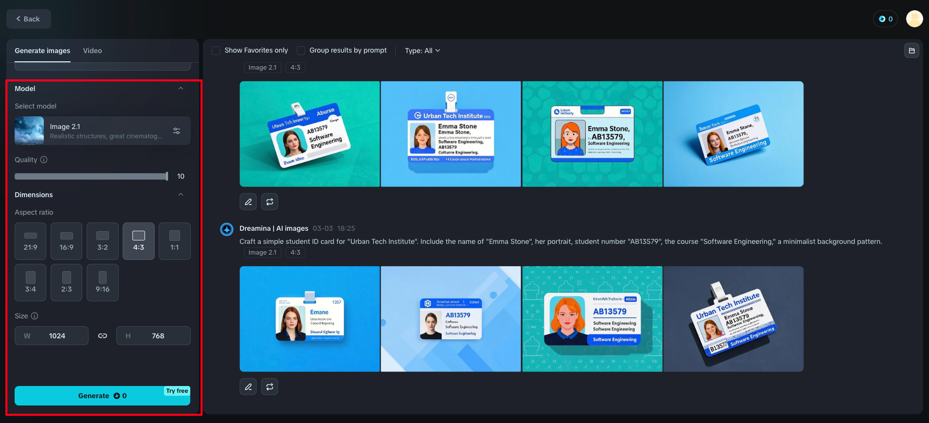 student id creator
