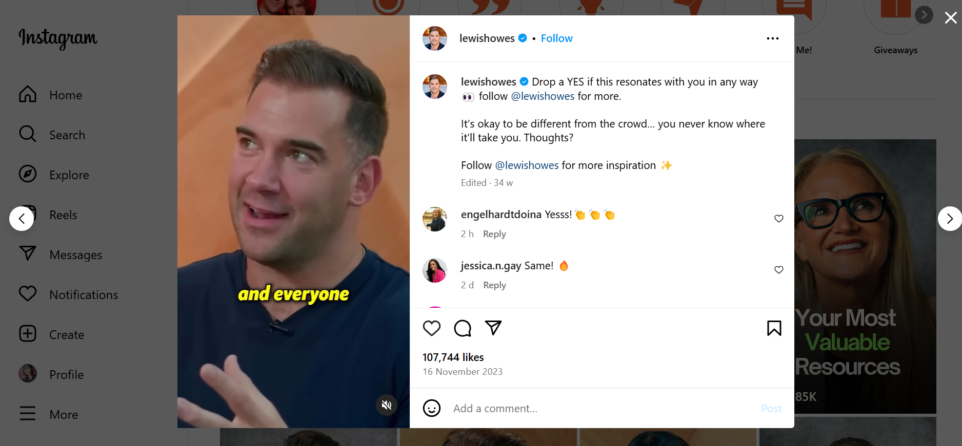 Inspirerande Reels