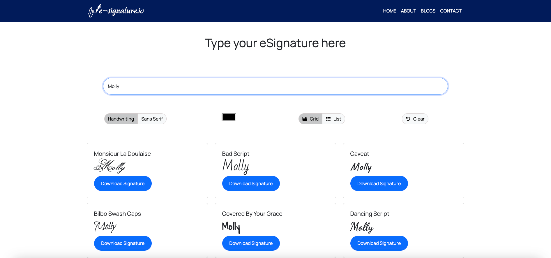 Online e signature generator free