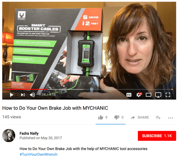 An unboxing video of a YouTuber with product sponsorship