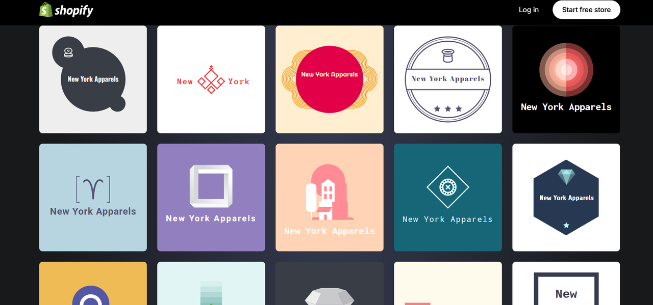 Hatchful von Shopify Mode-Logo-Designer