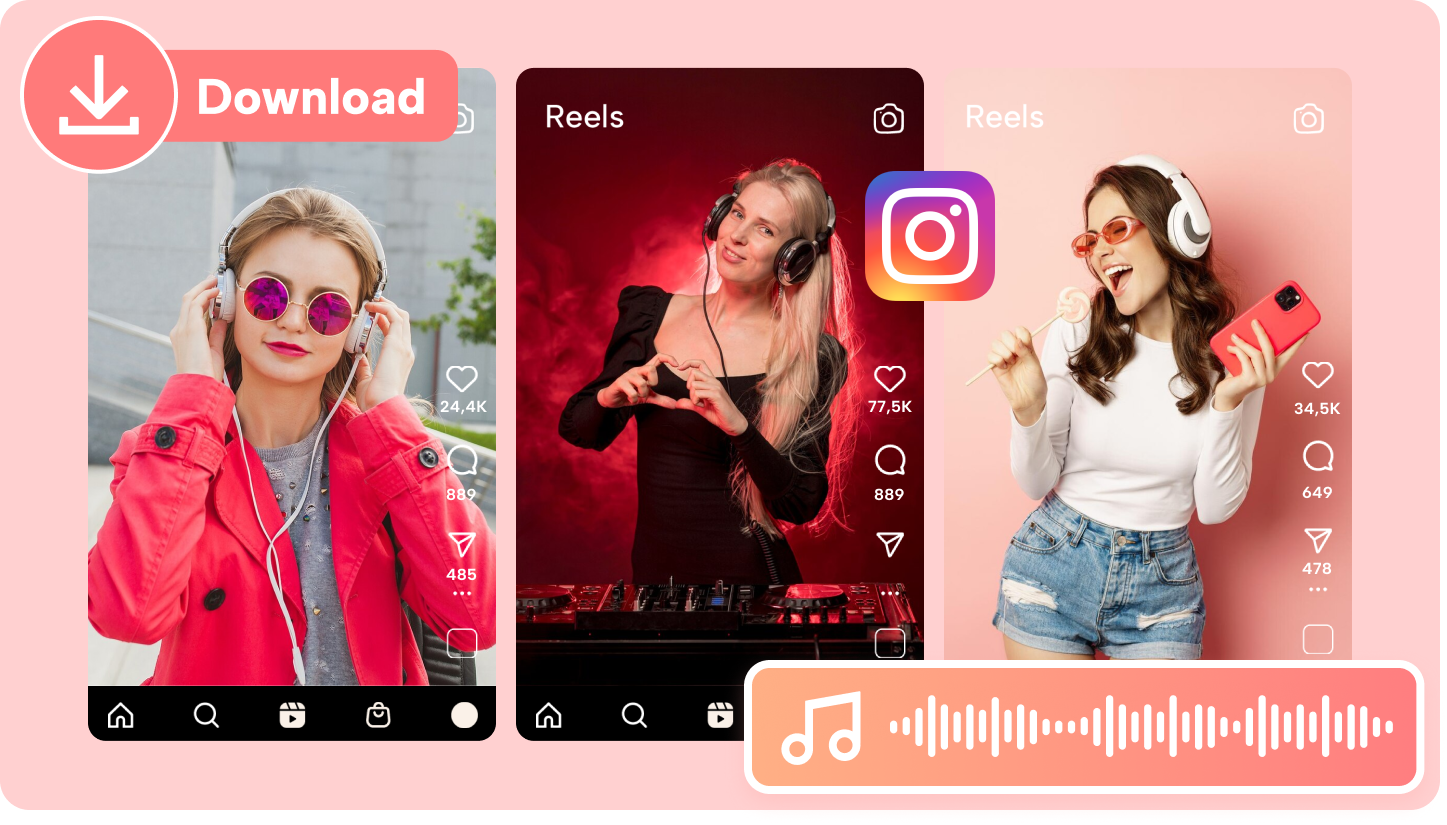 Como baixar o Instagram Reels com música