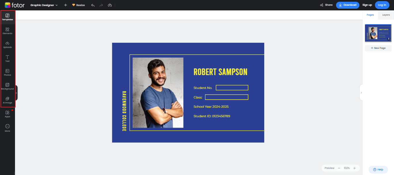 make fake student card
