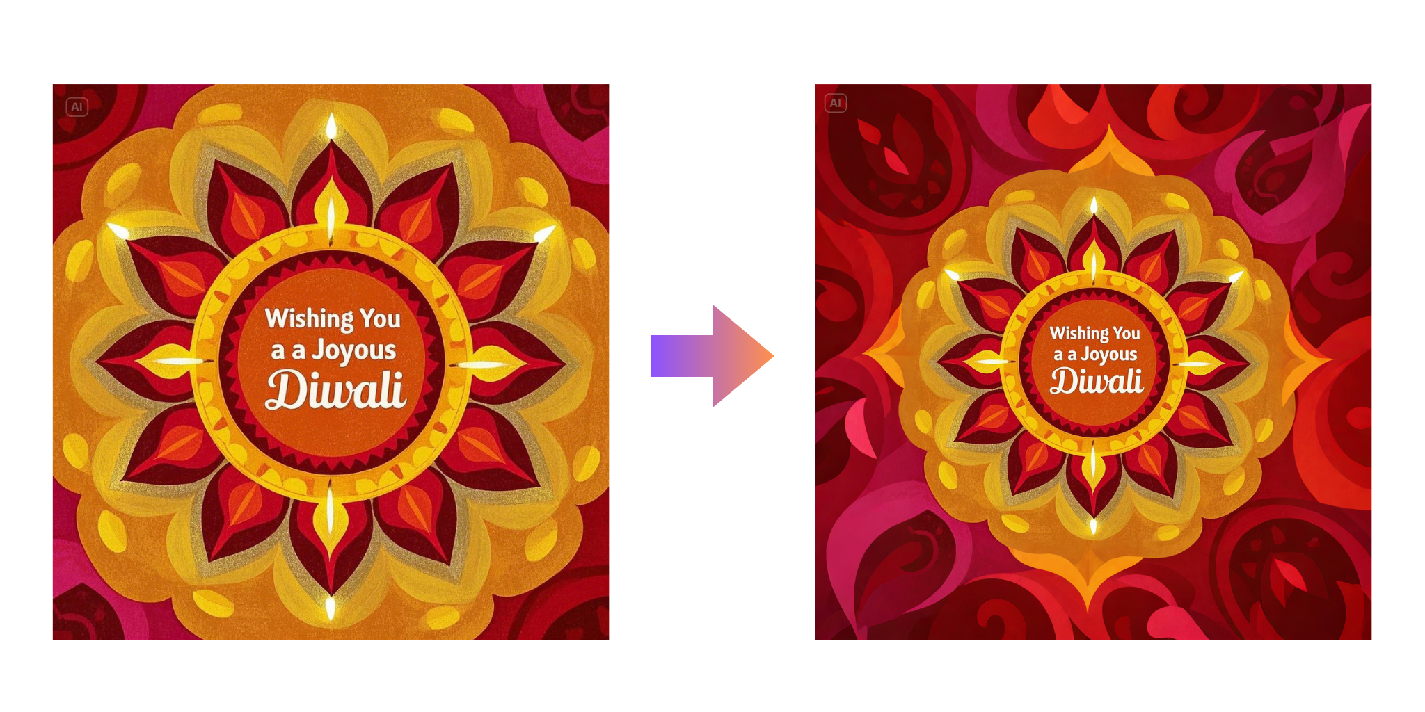 deepavali greeting card design