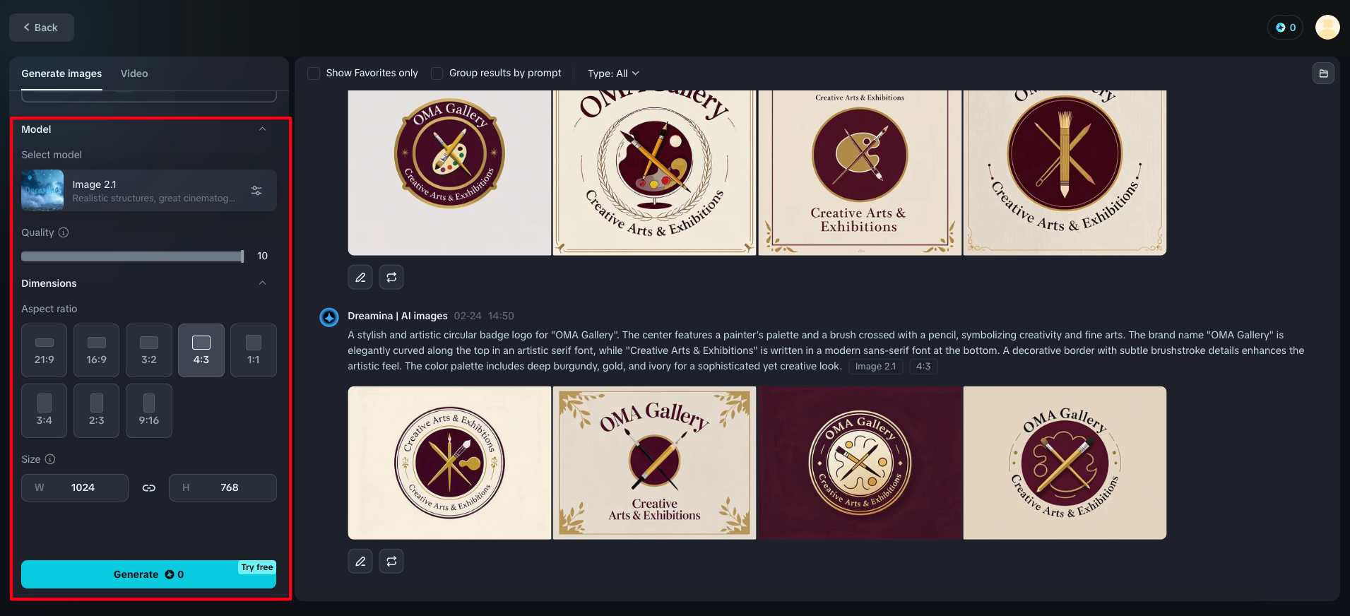 Abzeichen Logo Design kostenlos