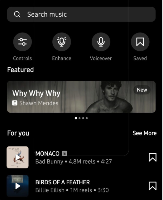 Mostrando como fazer bobinas interessantes adicionando música