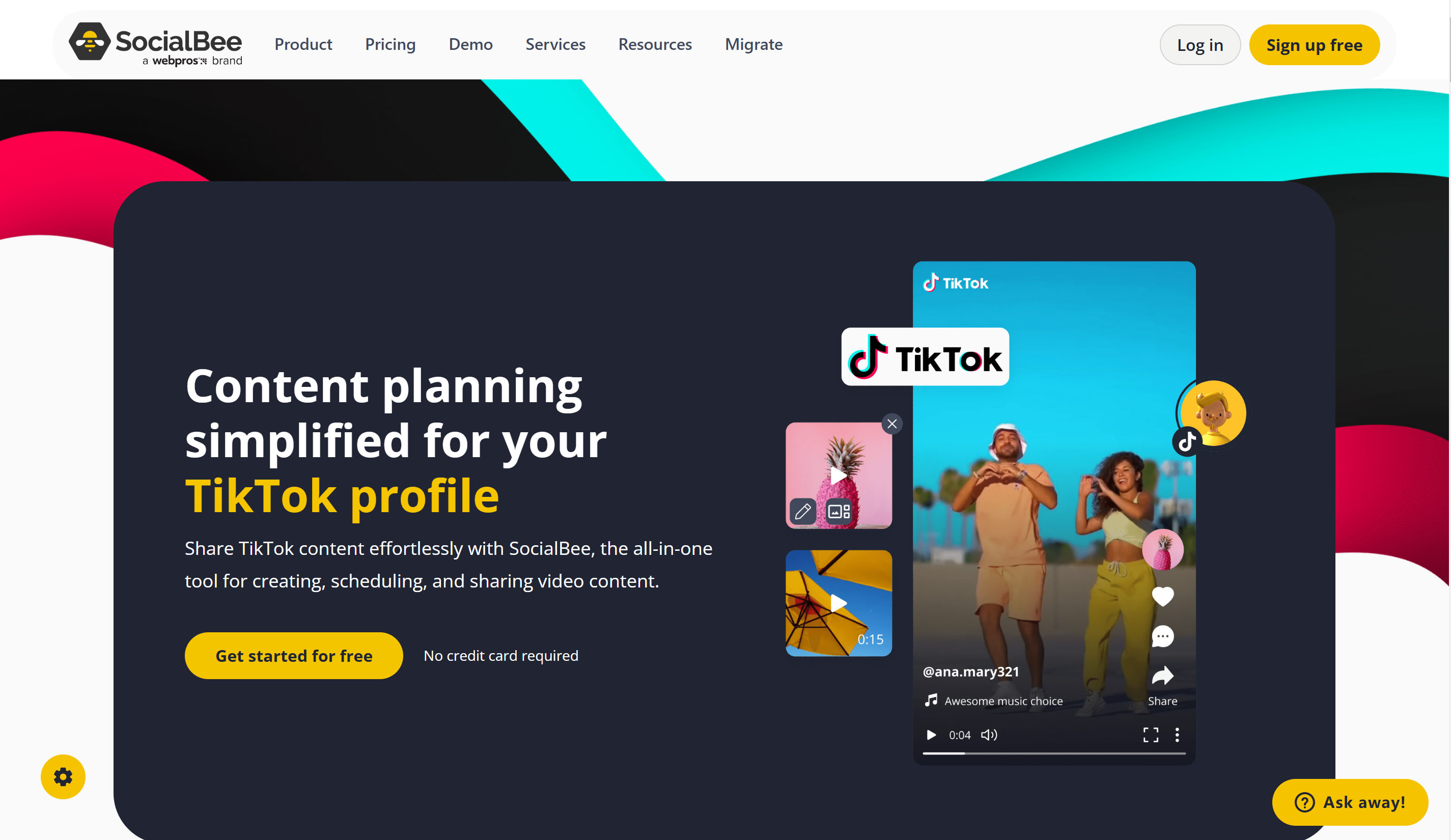 Ferramenta de análise de hashtag TikTok: TikTok Analytics (integrado)