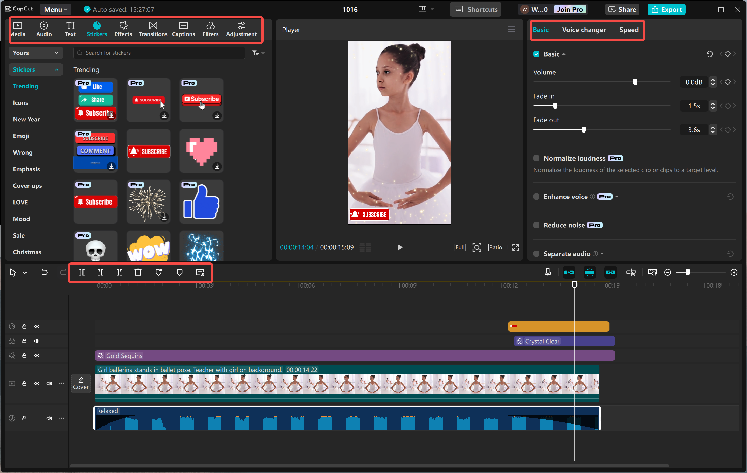 Bearbeiten des YouTubeshorts mit CapCut KI-Funktionen des Desktop-Video-Editors