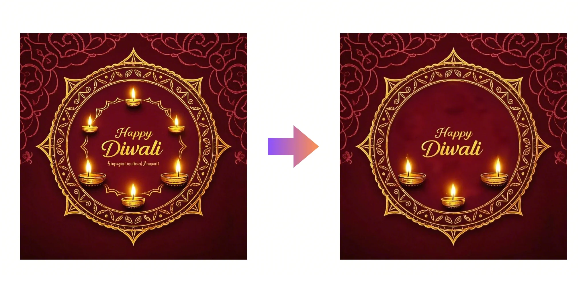 Diwali greeting card online