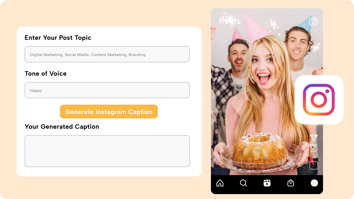 instagram reel caption generator