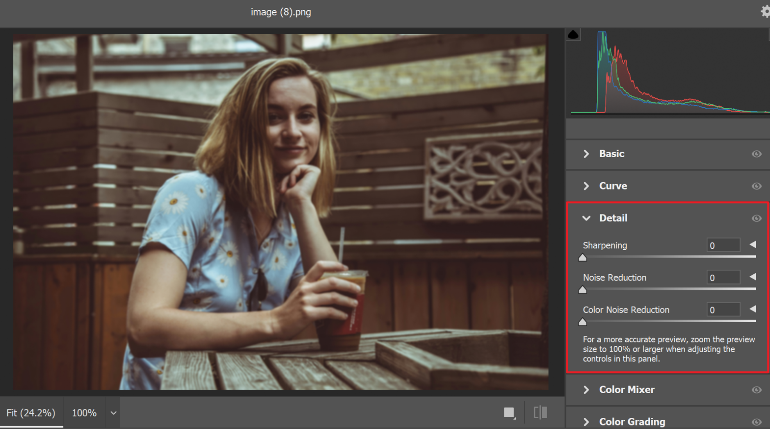 Smart sharpen Photoshop