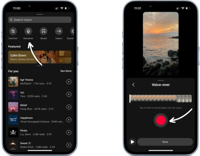 Pourquoi devriez-vous ajouter la voix off aux rouleaux Instagram