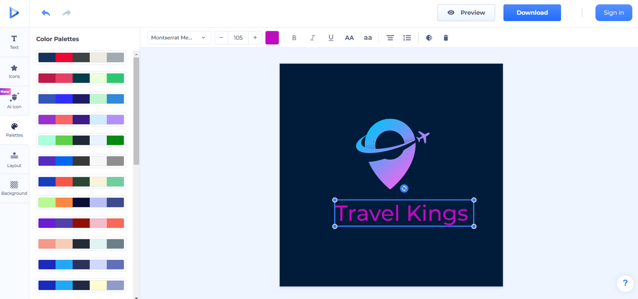 Making profile picture for YouTube on Renderforest