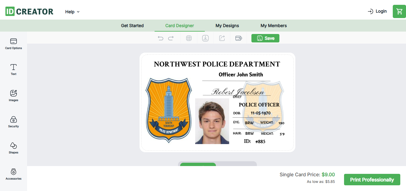 free badge logo maker