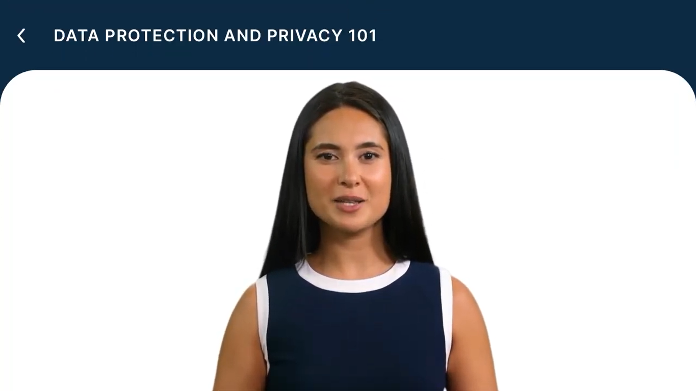 Vídeo de formación corporativa sobre protección de datos y privacidad
