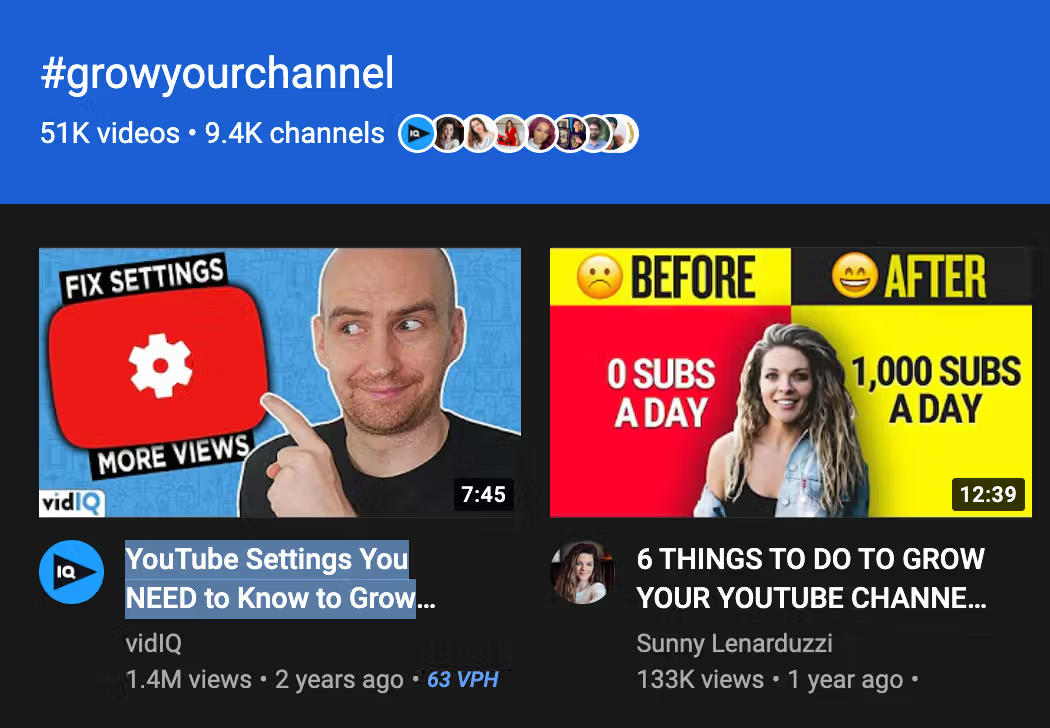 매력적인 비디오 제목을 가진 YouTube 채널의 디지털 마케팅