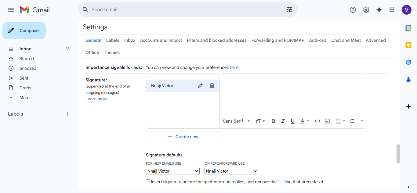 Criar assinatura de e-mail online grátis