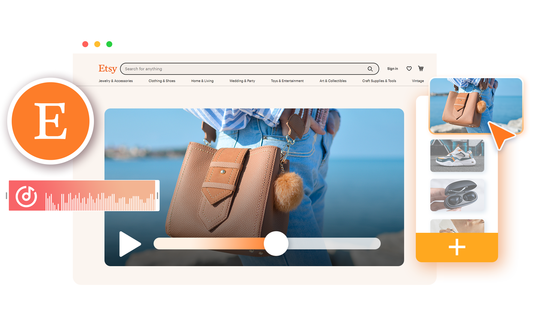 Бесплатный Etsy Video Maker